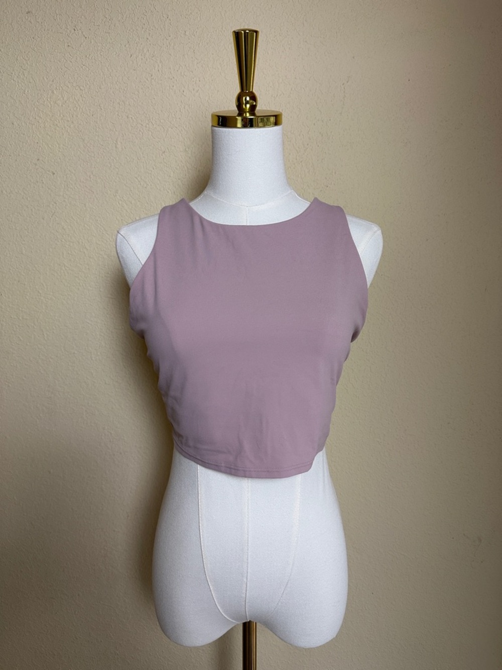 Athleta Dusty Pink Sleeveless Cropped Tank